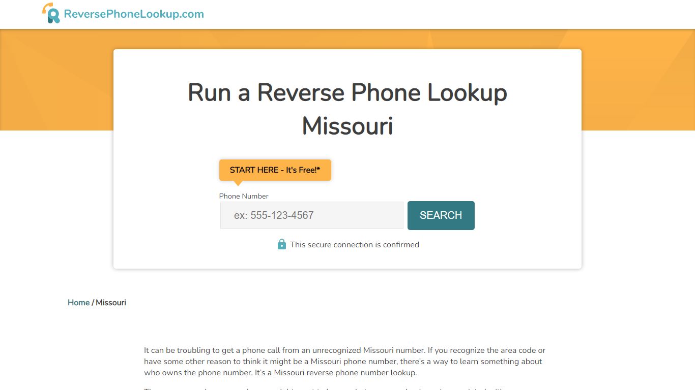 Missouri Reverse Phone Lookup - Search Numbers To Find The Owner